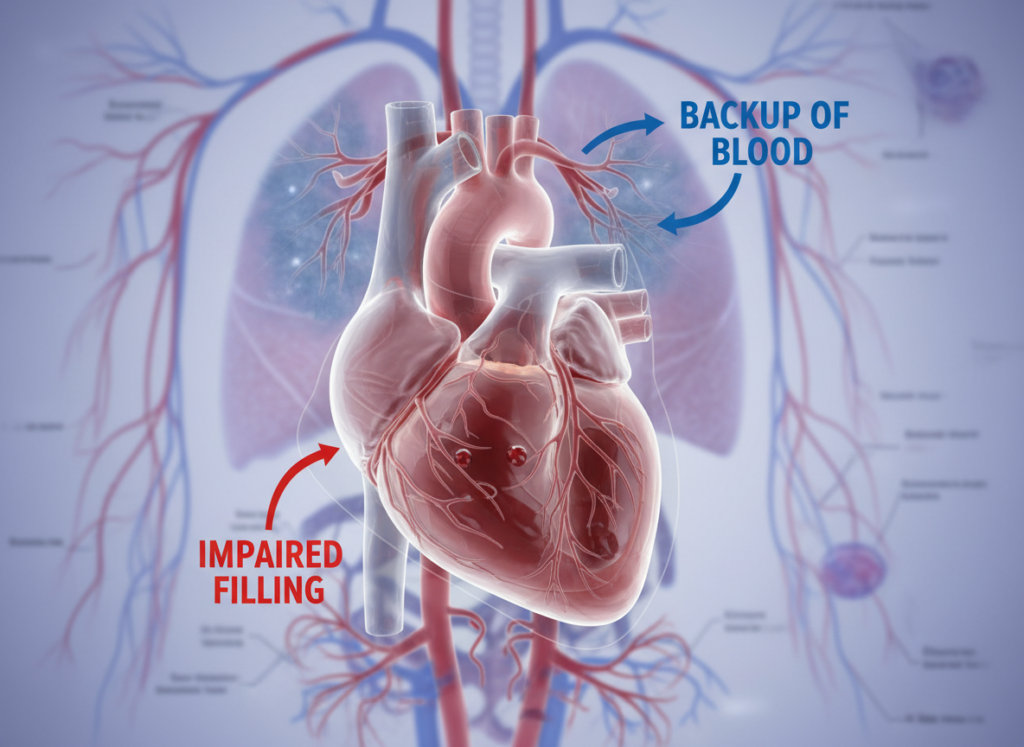 HFpEF (Diastolic Heart Failure): Causes, Effects, and Treatment